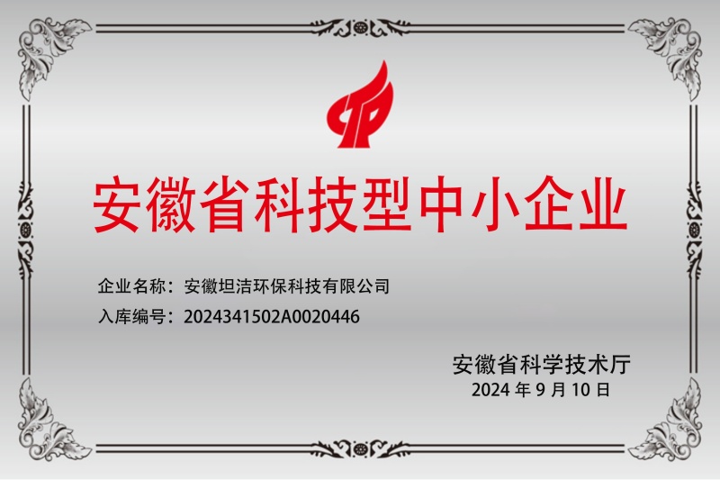 顺义安徽科技型中小企业证书